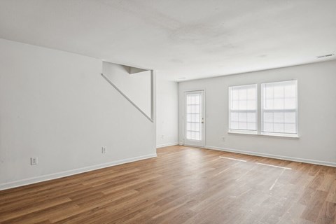 Living room at Broadwater Townhomes in Chester VA