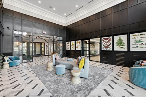 Lobby at Belhaven Apartments in Alexandria VA