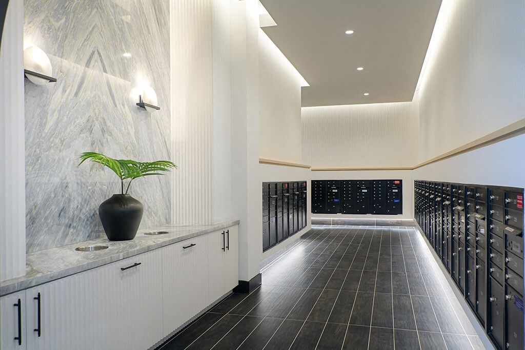 Mail center at Coasterra Apartments in Fort Lauderdale FL