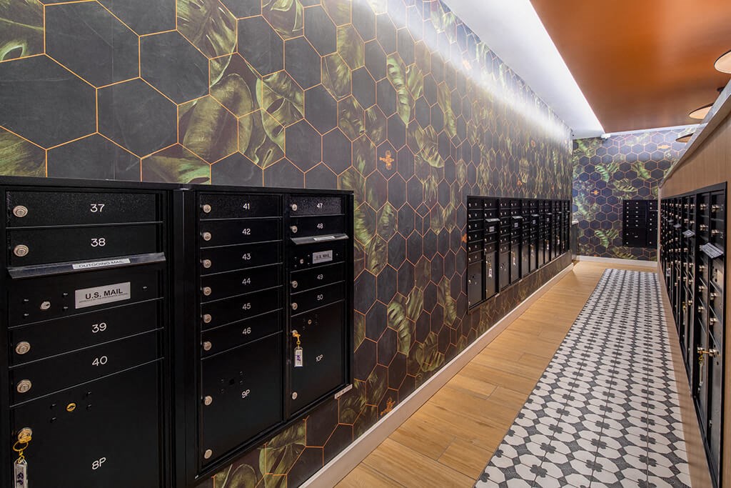 Mail Post Wallpaper at Chroma Apartment Homes in Canoga Park CA