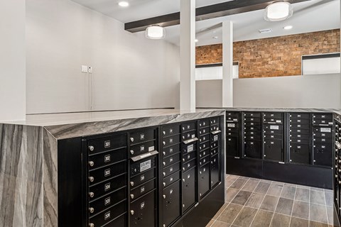 Mail Room at Olivean Apartments in Broomfield CO