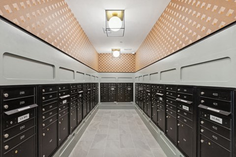 Mail boxes at Luca Apartments in Austin TX