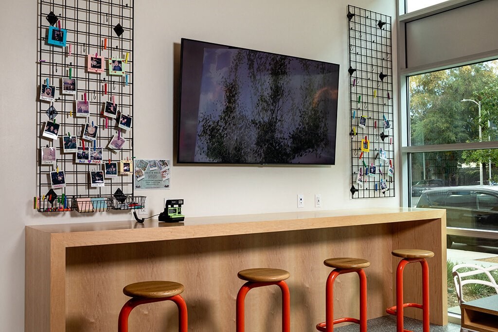 Makers Space Ideate Photo Wall at Chroma Apartment Homes in Canoga Park CA