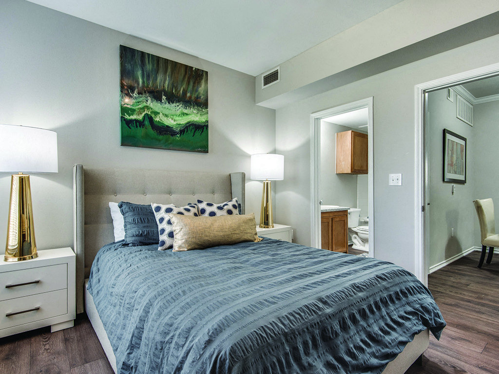 Master bedroom at Kensley Apartment Homes