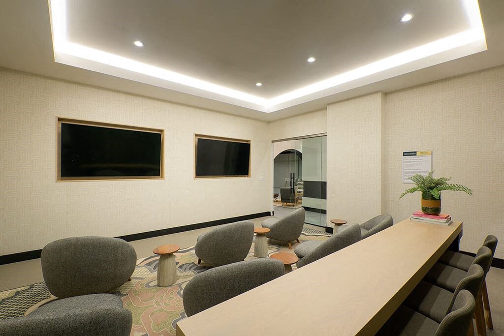 Media room at Coasterra Apartments in Fort Lauderdale FL