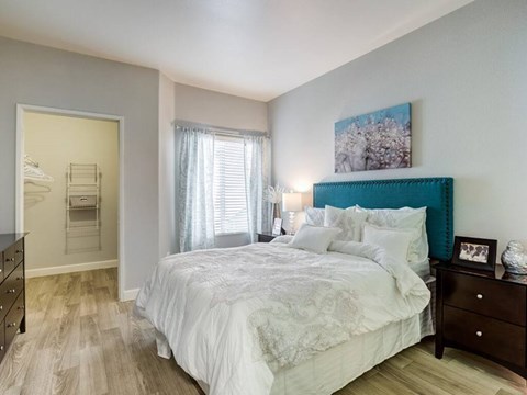 Model Bedroom at Collage Apartment Homes in Las Vegas NV