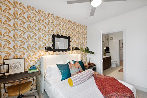 Model Bedroom at Belhaven Apartments in Alexandria VA