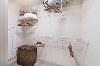 Model Bronze Finish Package Closet at Aura Apartment Homes in Orange CA - Photo Gallery 42
