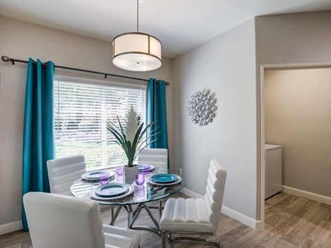 Model Dining Room at Collage Apartment Homes in Las Vegas NV