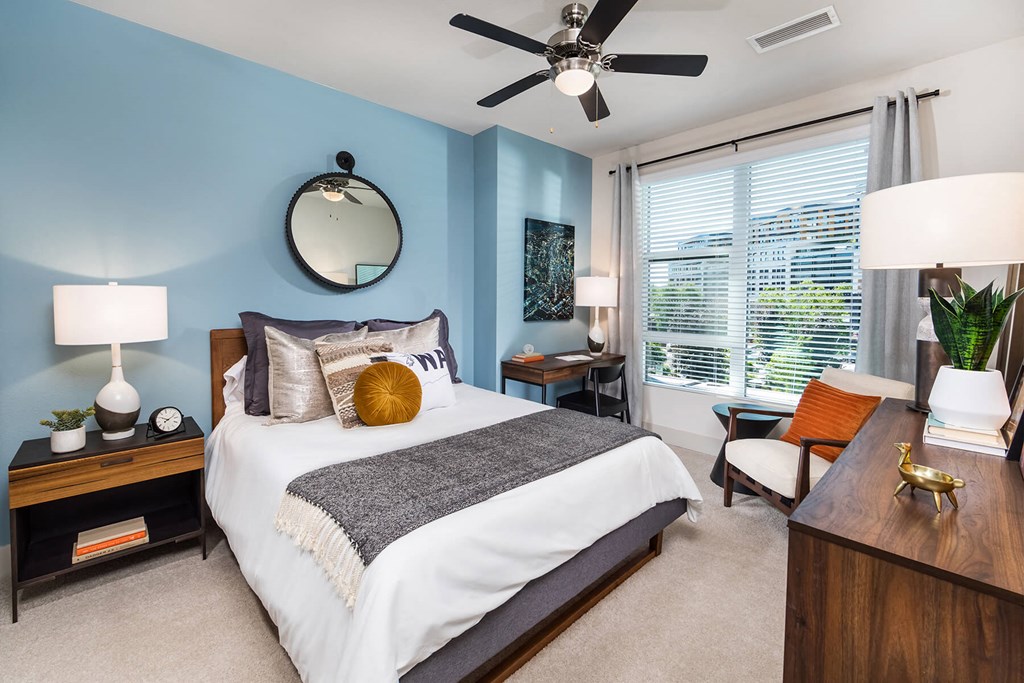 Bedroom at Aspect at Totem Lake Apartments in Kirkland WA