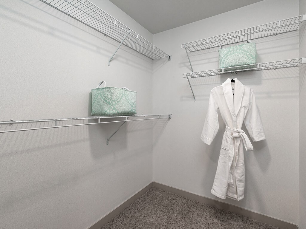 Oversized closet at Norte Town Lake Apartments in Tempe Arizona