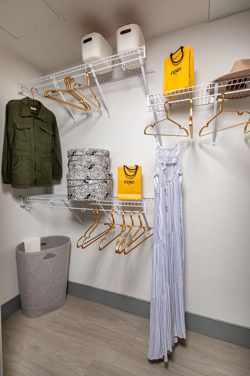 Model Pewter Closet at Chroma Apartment Homes in Canoga Park CA