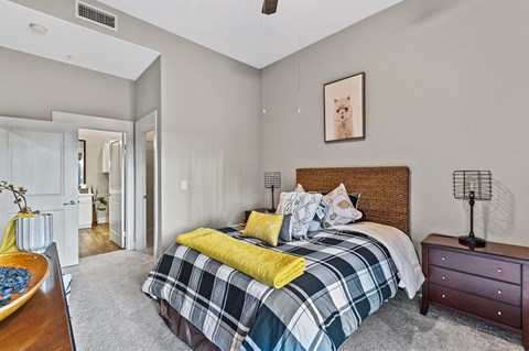 Model Second Bedroom at Town Center Apartments in Santa Clarita CA