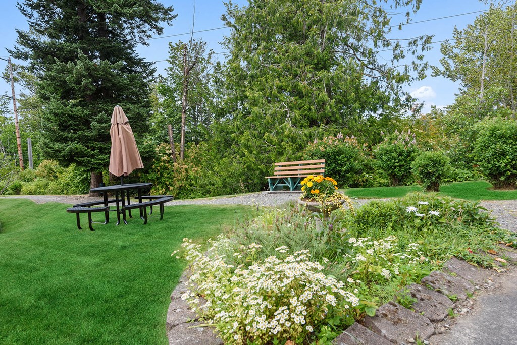 Open green space at Woodrose Apartments in Bellingham WA