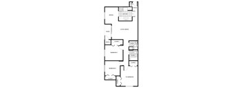 Parklane 3 bedroom floor plan