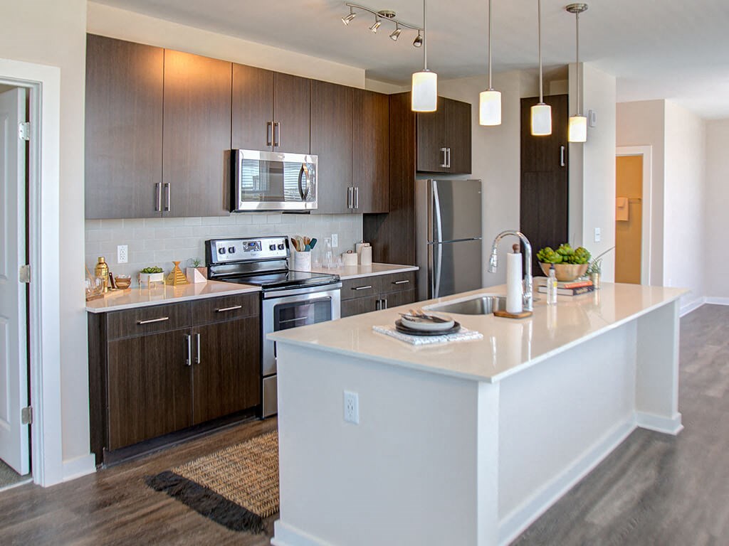 Penthouse kitchen Caroline Charleston SC.