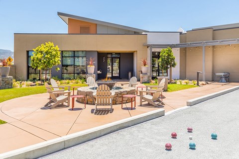 Exterior Bocce Ball at The Braydon Apartments in Napa CA