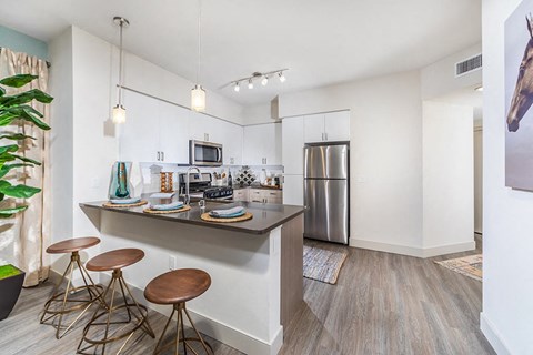 Kitchen at The Braydon Apartments in Napa CA