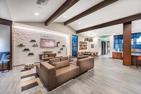 Social lounge seating at The Braydon Apartments in Napa CA