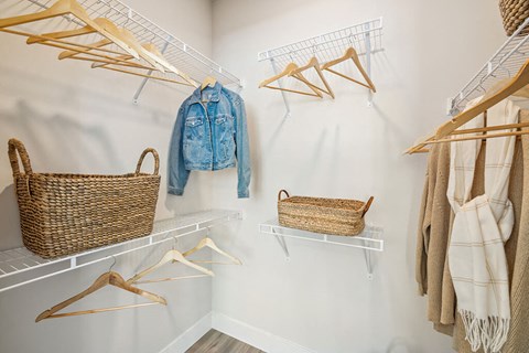 Oversized closet at The Braydon Apartments in Napa CA