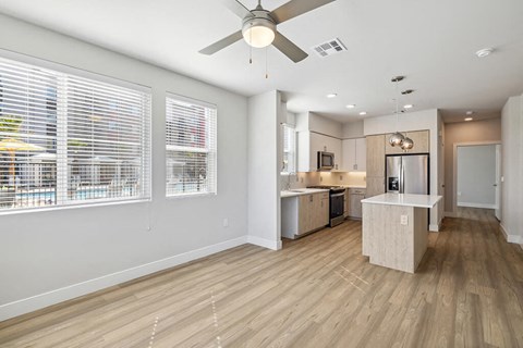 Living room at The Braydon Apartments in Napa CA