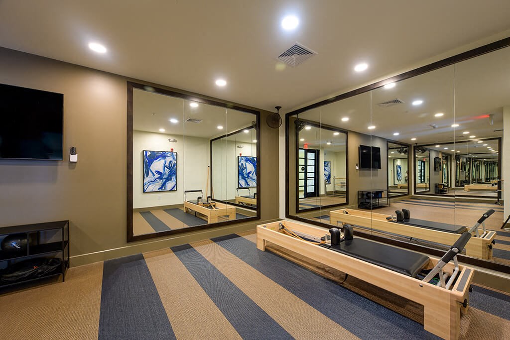 Pilates Machine at Vero Apartments in Chelsea MA