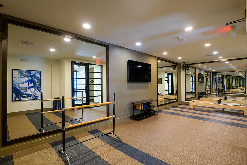 Pilates Studio at Vero Apartments in Chelsea MA