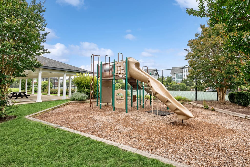Playground slide at Westerchester at the Pavillions in Waldorf MD