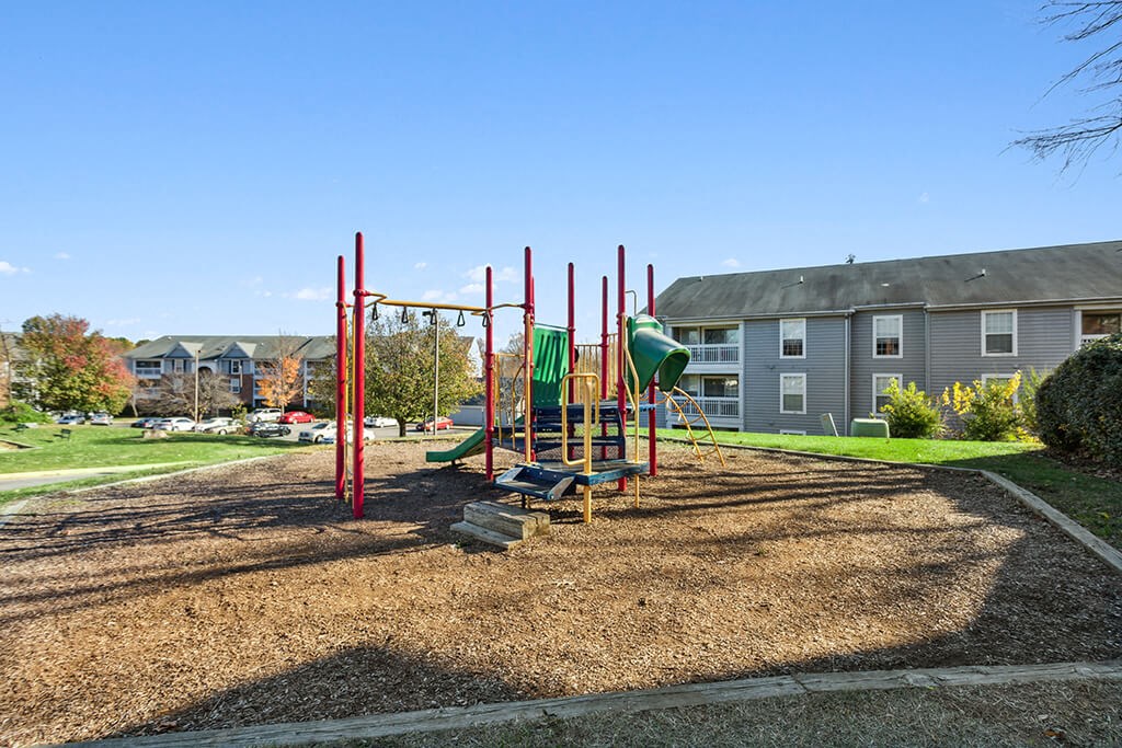 Playground and Exterior at Weston Circle and Wicklow Square Apartments in Fredericksburg VA