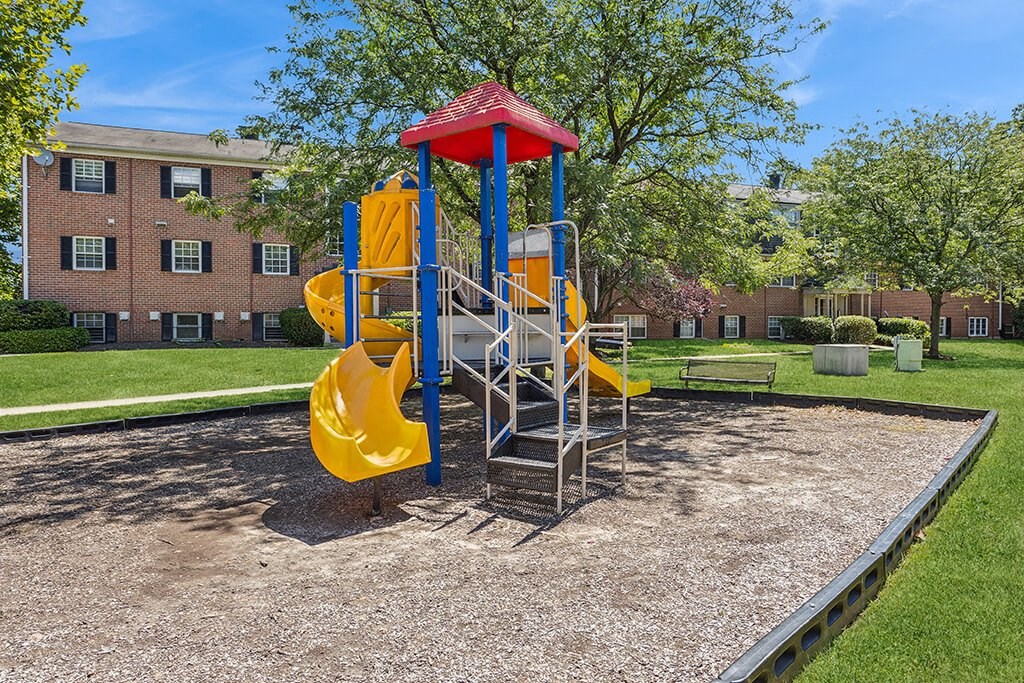 Playground structure at Villages at Marley Station in Glen Burnie MD