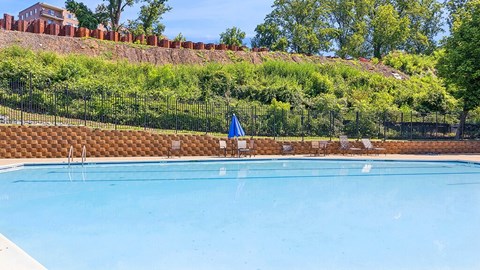 Large swimming pool at The Barrington in Silver Spring MD