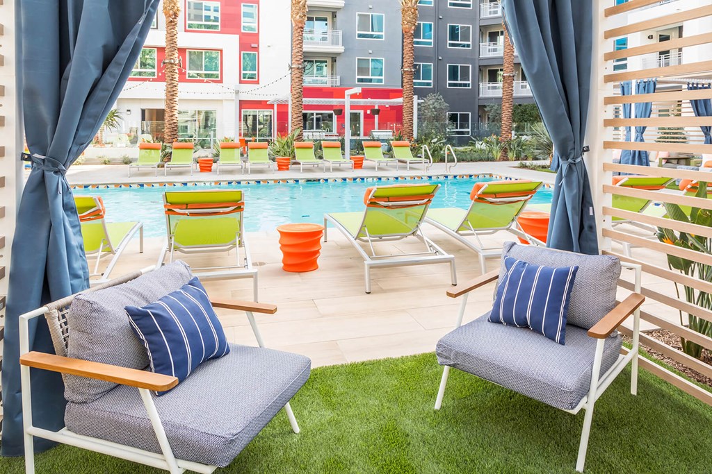 Pool Vibe Cabana at Vita Apartment Homes in Orange, CA