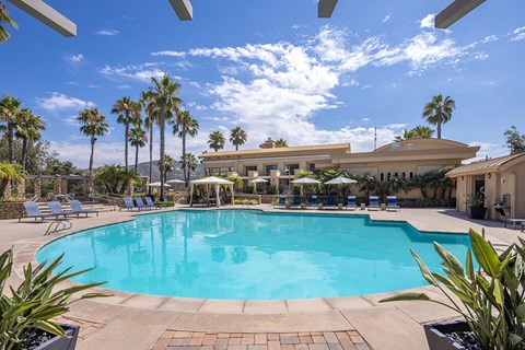 Pool at Cresterra Apartments in San Marcos CA