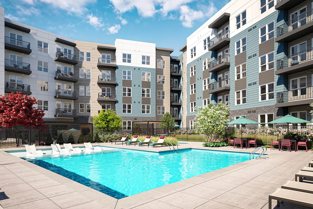 Pool at Jayden Apartments in Peabody MA