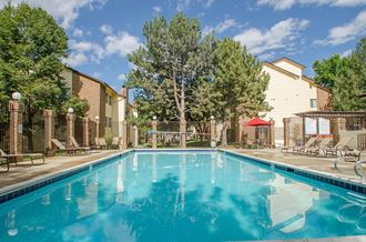 Pool at Sky Rock Apartments in Longmont CO