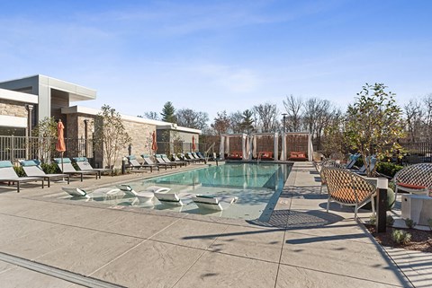 Pool at The Quill Apartments in Milford, MA