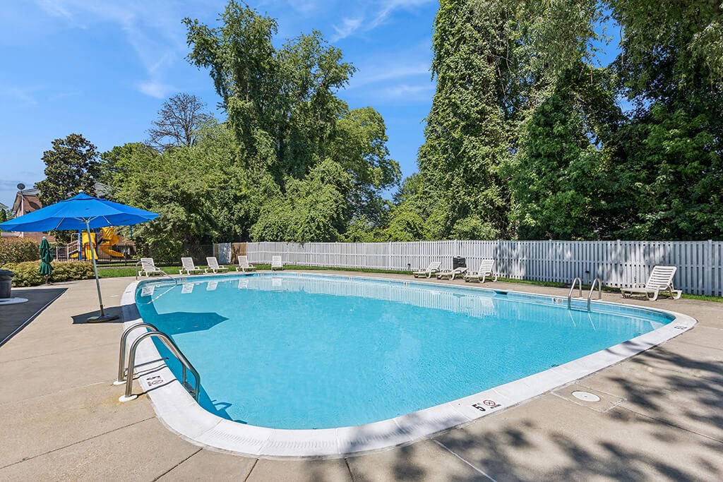 Outdoor pool at Villages at Marley Station in Glen Burnie MD