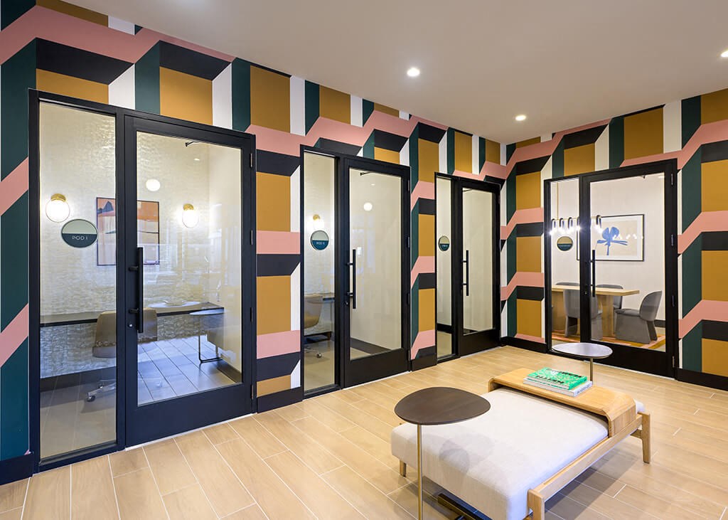 Private conference room at Coasterra Apartments in Fort Lauderdale FL