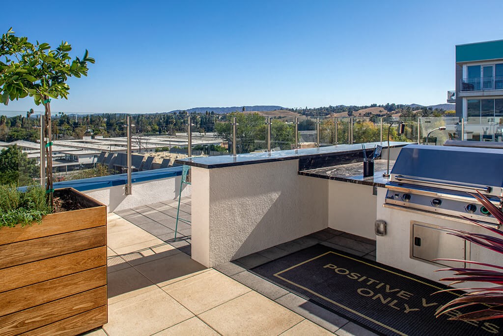 Rooftop Euphoria View at Chroma Apartment Homes in Canoga Park CA