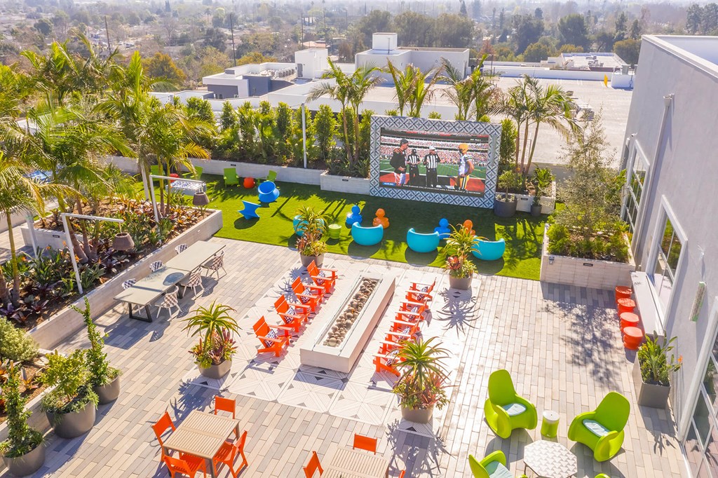 Rooftop Vantage Aerial at Vita Apartment Homes in Orange, CA