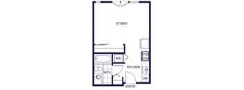 S2 Floorplan Image at Q21 Apartments in Portland OR