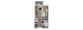 S2 floor plan at The Sevens in Dallas TX