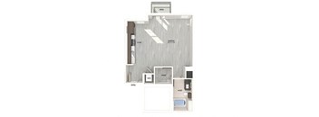 S4 Floorplan Image at Aspect at Totem Lake Apartments in Kirkland WA