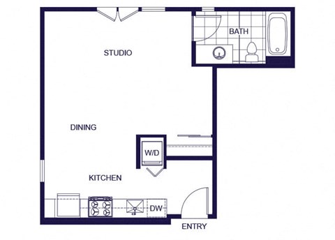 S5 Floorplan Image at Q21 Apartments in Portland OR