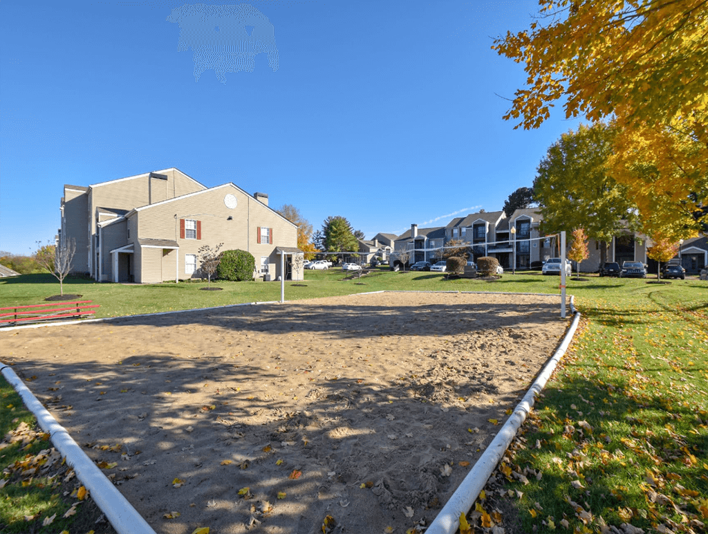 Sand volleyball court at Priest Lake in Nashville TN