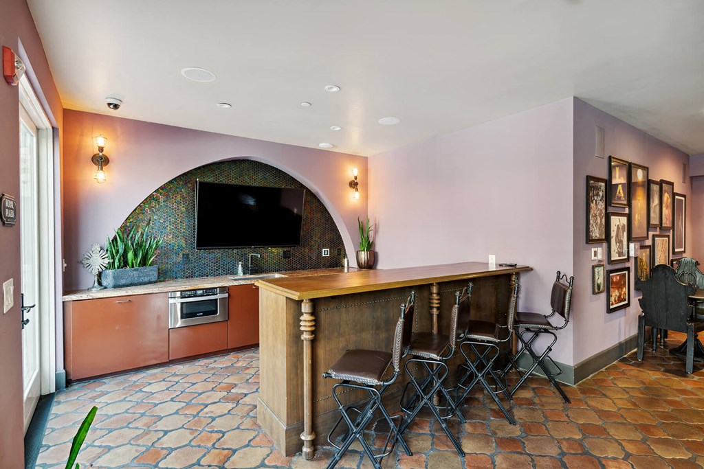 Social Lounge Lions Den Kitchen Area