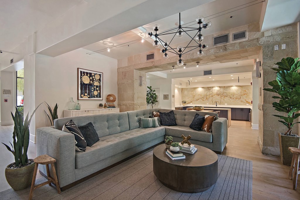 Social Lounge Seating Area at Town Center Apartments in Santa Clarita CA