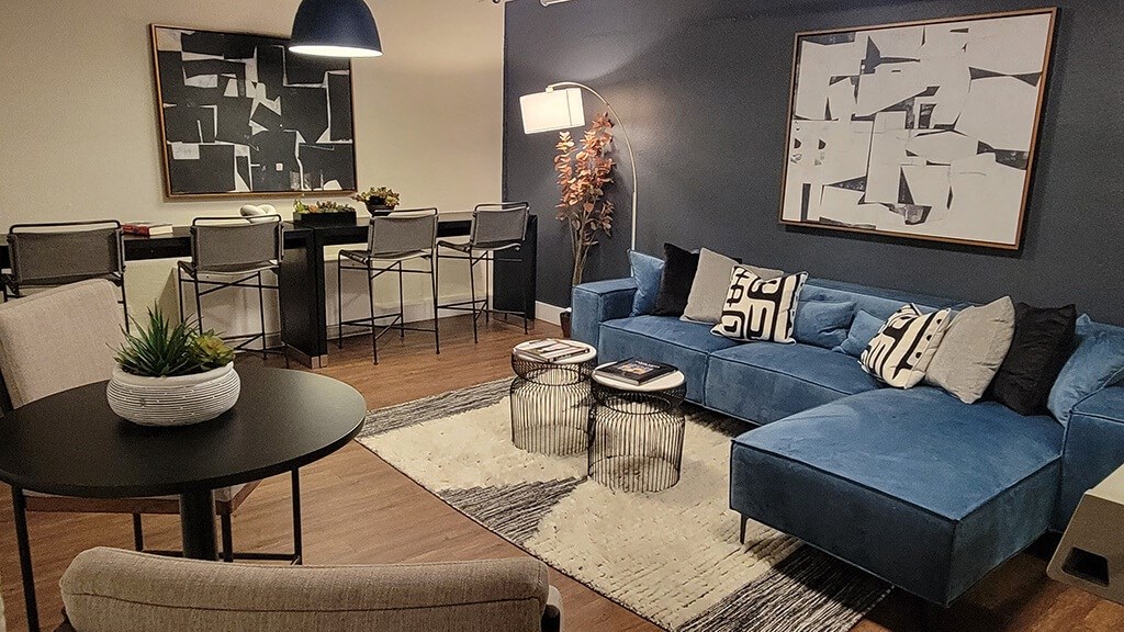 Social Lounge Seating Area.