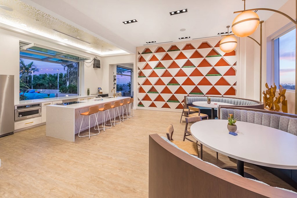 Social Lounge VIP Kitchen at Vita Apartment Homes in Orange, CA