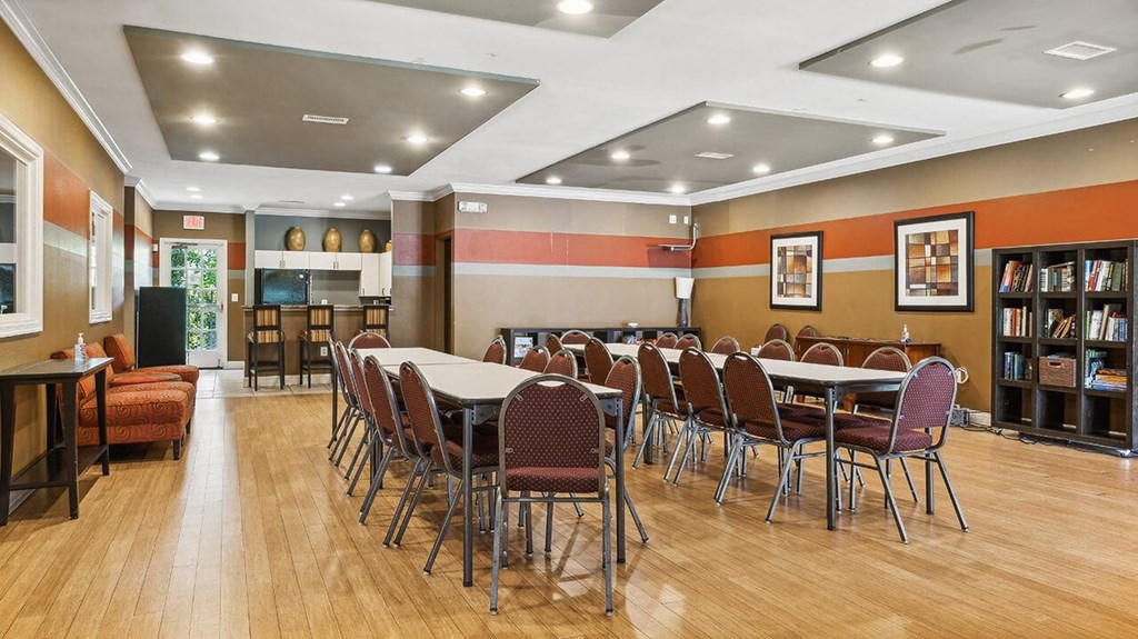 Social lounge at The Barrington in Silver Spring MD